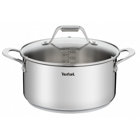 Кастрюля Tefal H8114674 5,2 л серебристый