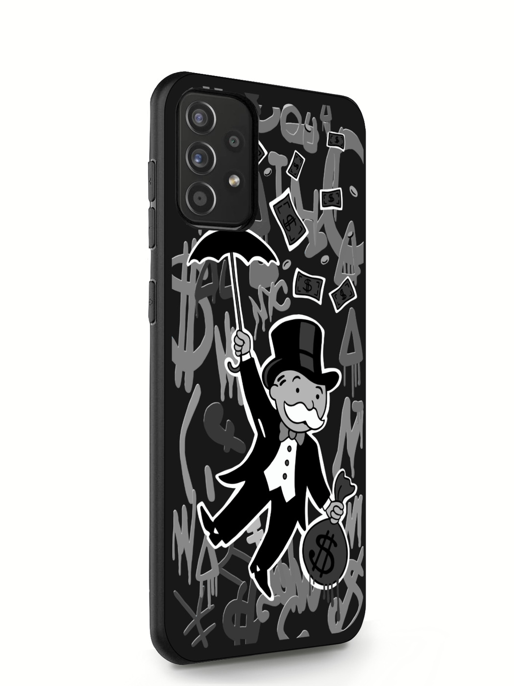 фото Чехол musthavecase для samsung galaxy a52 monopoly black edition черный