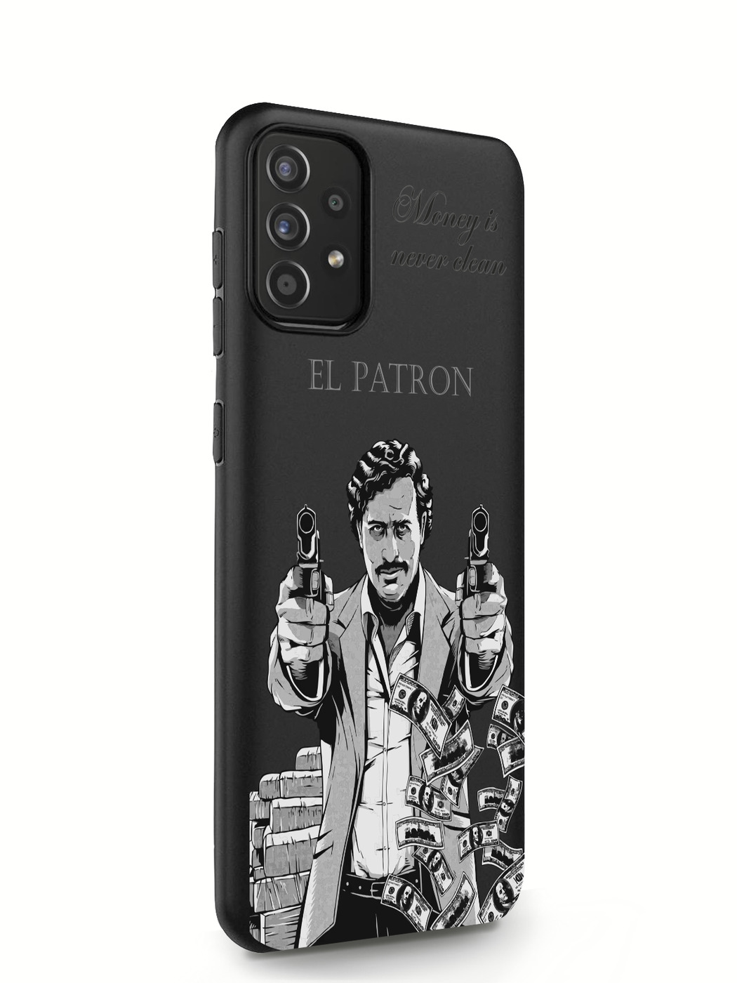 фото Чехол musthavecase для samsung galaxy a52 el patron pablo escobar черный