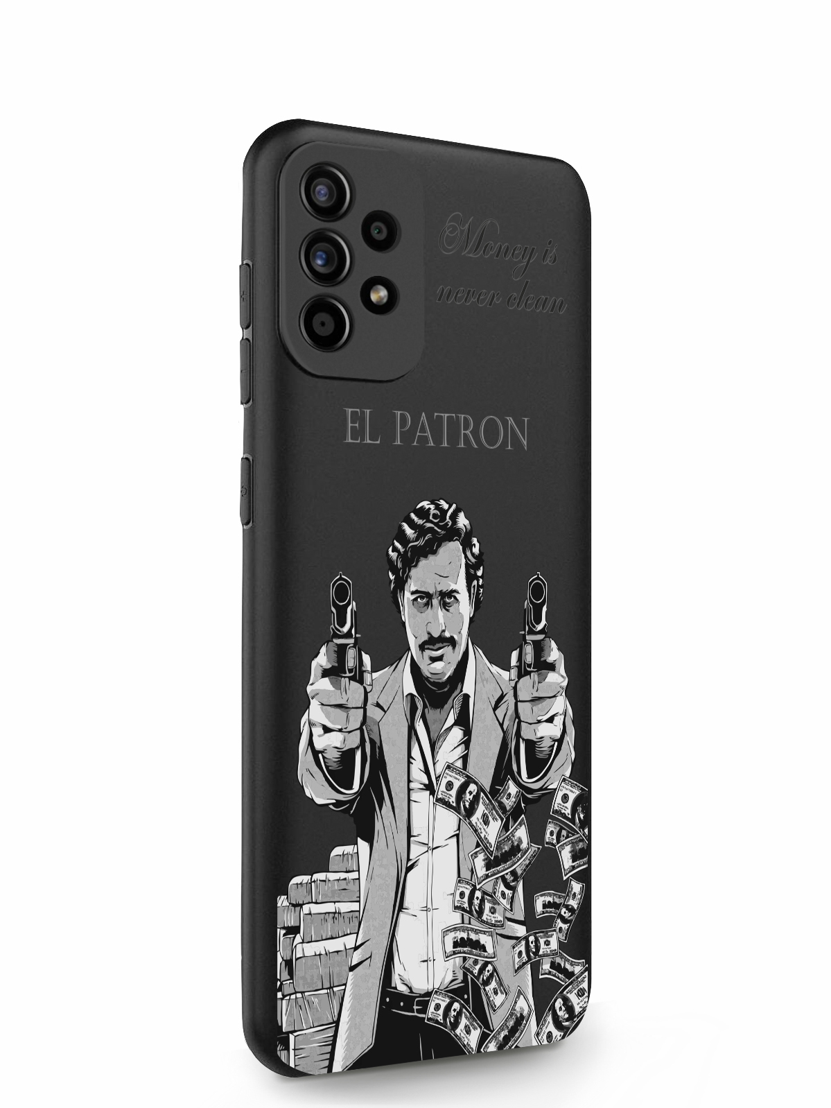 Чехол MustHaveCase для Samsung Galaxy A52 El Patron Pablo Escobar черный