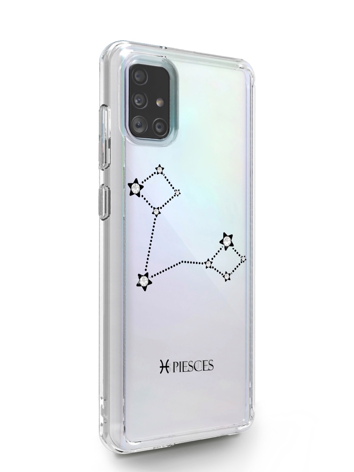 

Чехол MustHaveCase для Samsung Galaxy A51 Знак зодиака Рыбы прозрачный, Samsung Galaxy A51 Знак зодиака Рыбы Pisces