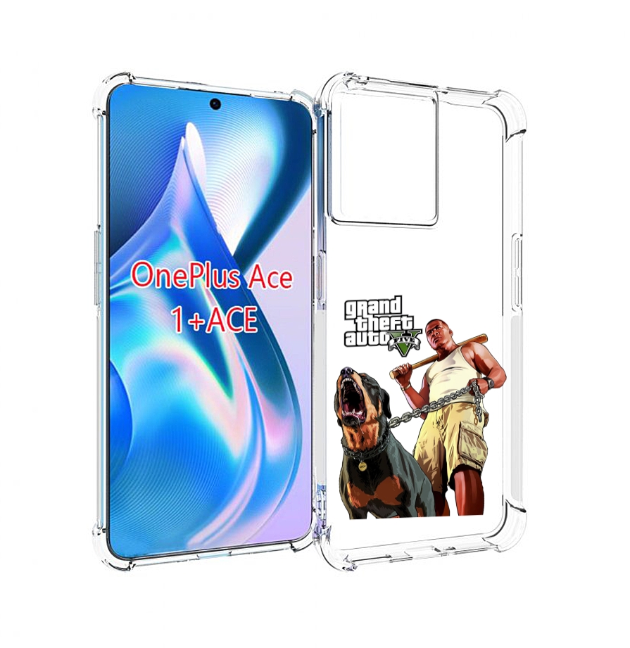 

Чехол MyPads GTA грозная собака для OnePlus Ace, Прозрачный, Tocco