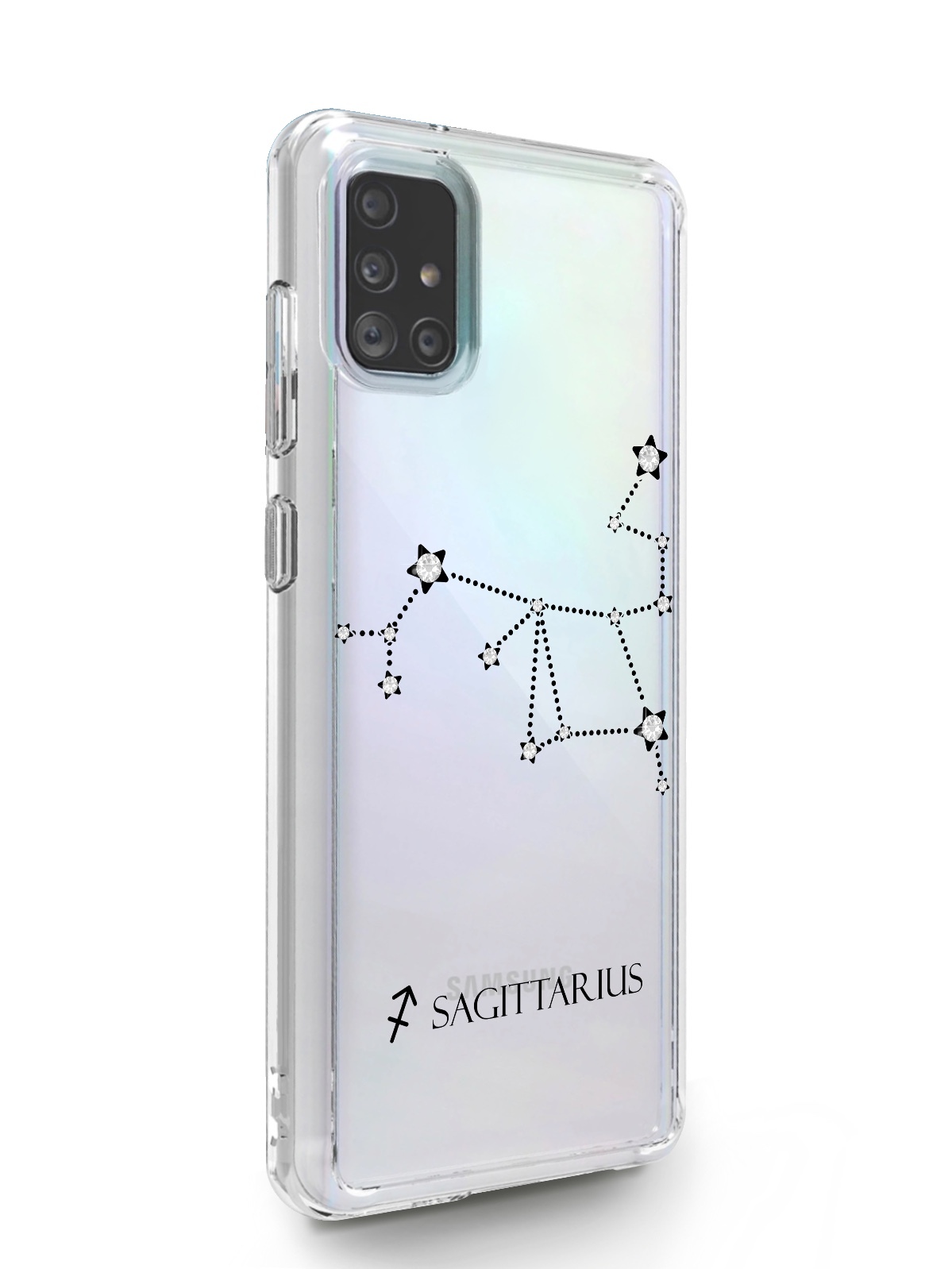 

Чехол MustHaveCase для Samsung Galaxy A51 Знак зодиака Стрелец прозрачный, Samsung Galaxy A51 Знак зодиака Стрелец Sagittarius