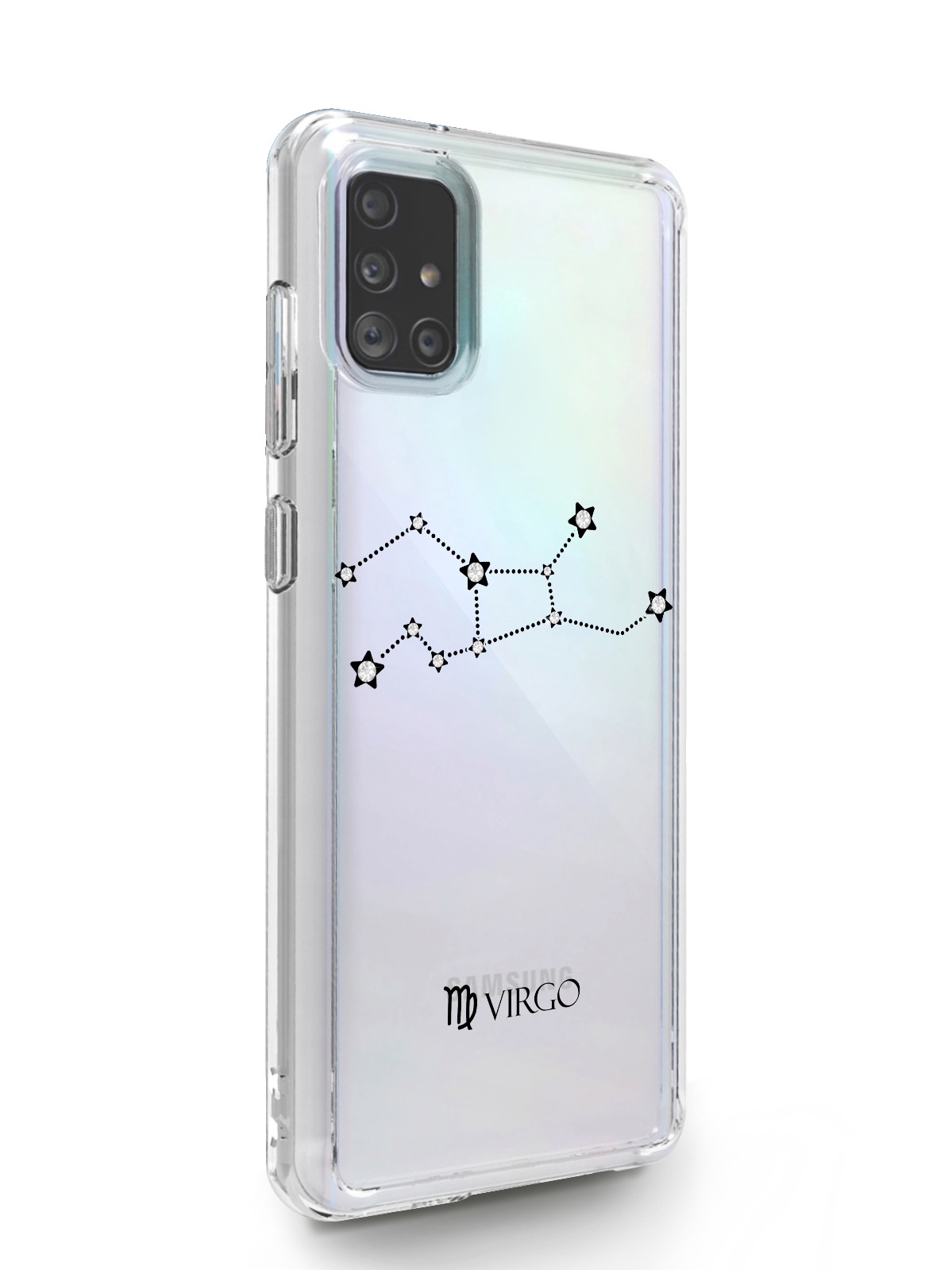 

Чехол MustHaveCase для Samsung Galaxy A51 Знак зодиака Дева прозрачный, Samsung Galaxy A51 Знак зодиака Дева Virgo