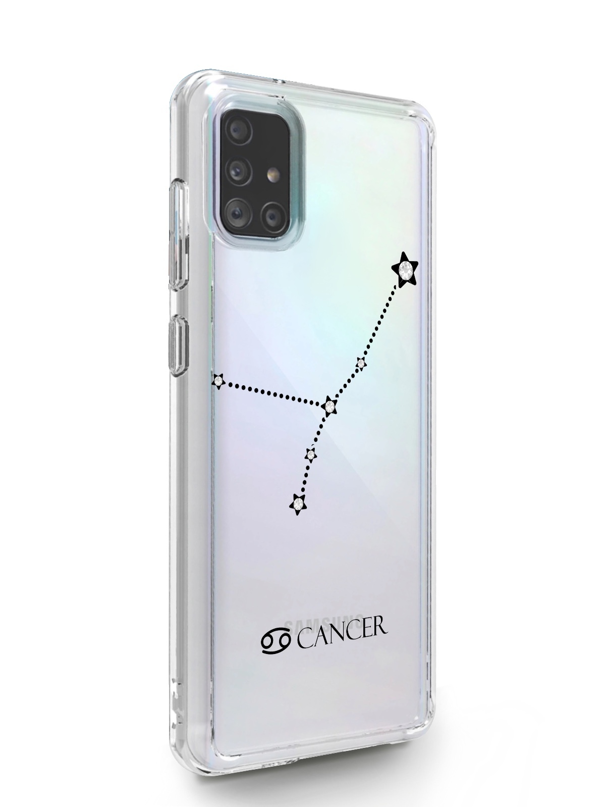 

Чехол MustHaveCase для Samsung Galaxy A51 Знак зодиака Рак прозрачный, Samsung Galaxy A51 Знак зодиака Рак Cancer