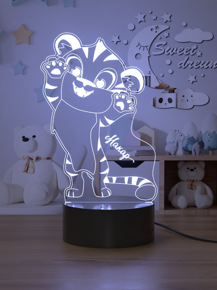 

Ночник Light Insidе детский Тигренок Макар