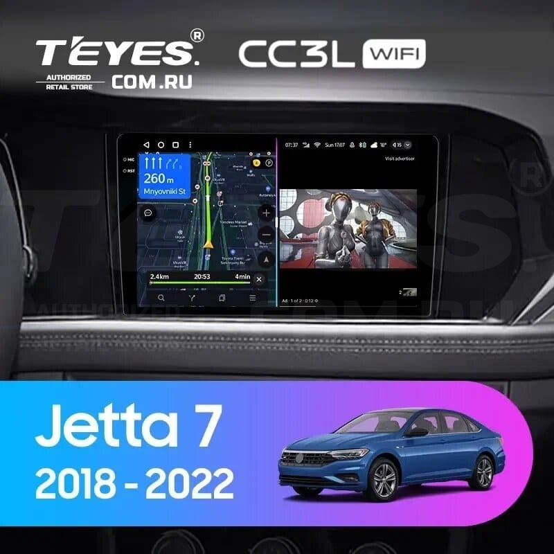 

Штатная магнитола Teyes CC3L WiFi 2/32 Volkswagen Jetta 7 (2018-2022), CC3L