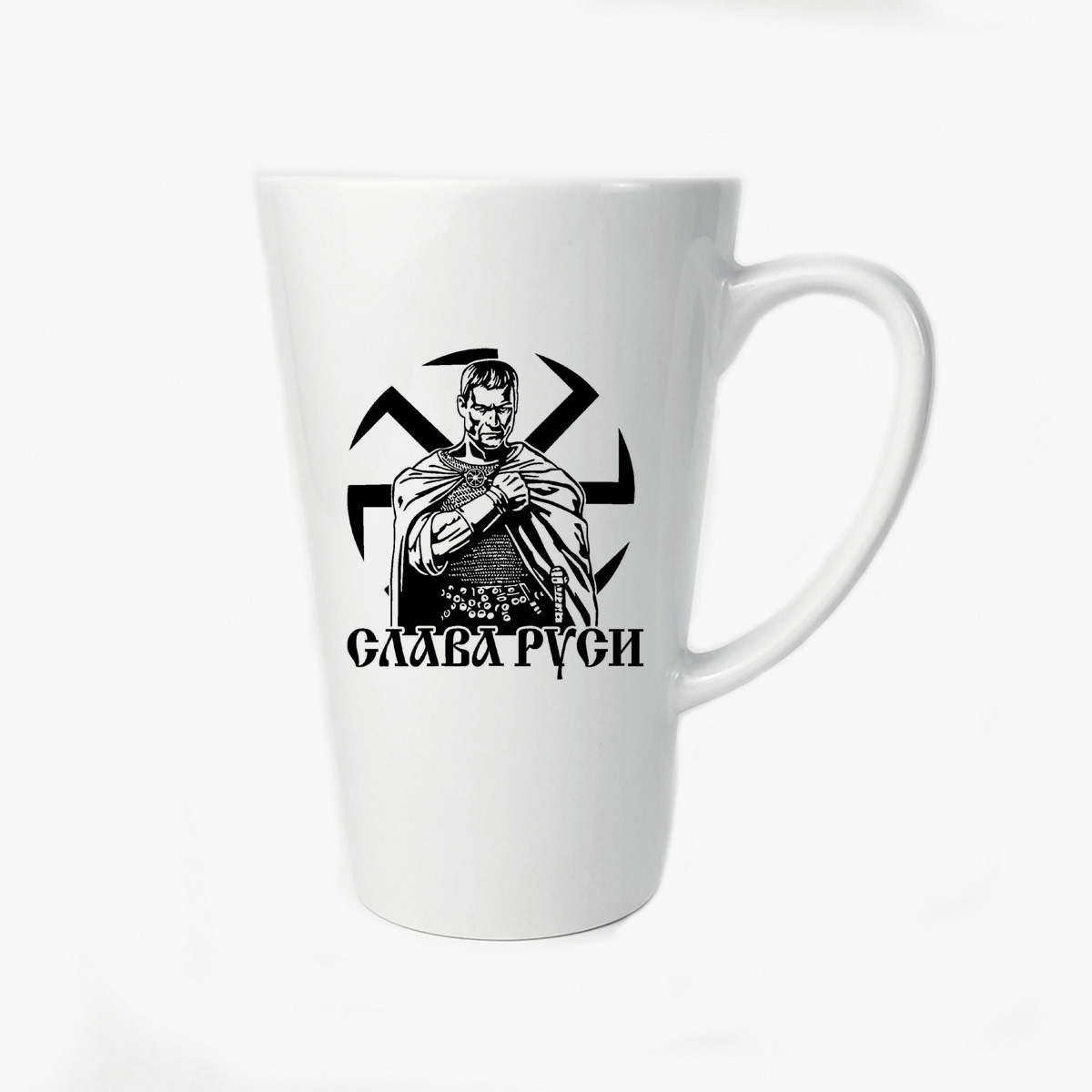 

Большая конусная кружка CoolPodarok Слава Руси