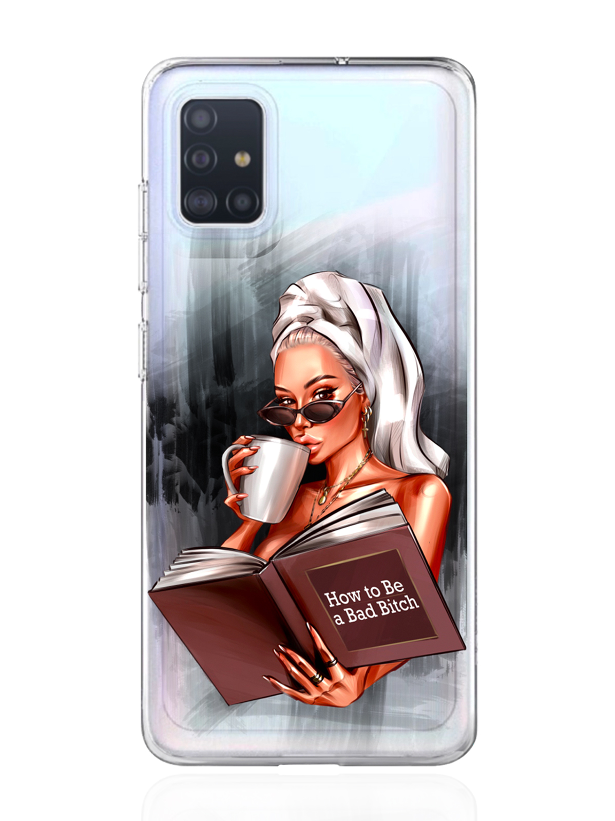 Чехол MustHaveCase для Samsung Galaxy A51 How to be a bad Bitch прозрачный