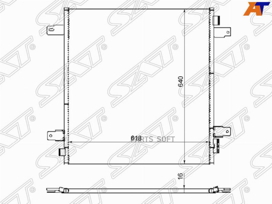 

Радиатор Кондиционера Infiniti Qx56 10-13 / Nissan Patrol 10-19 / Infiniti Qx80 13-20