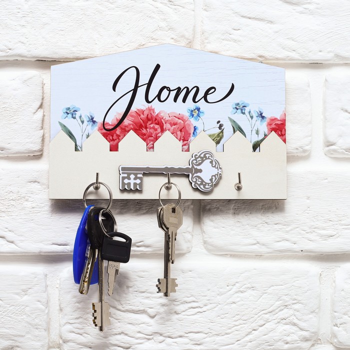 

Ключница "Home", цветы, 18 х 12 см