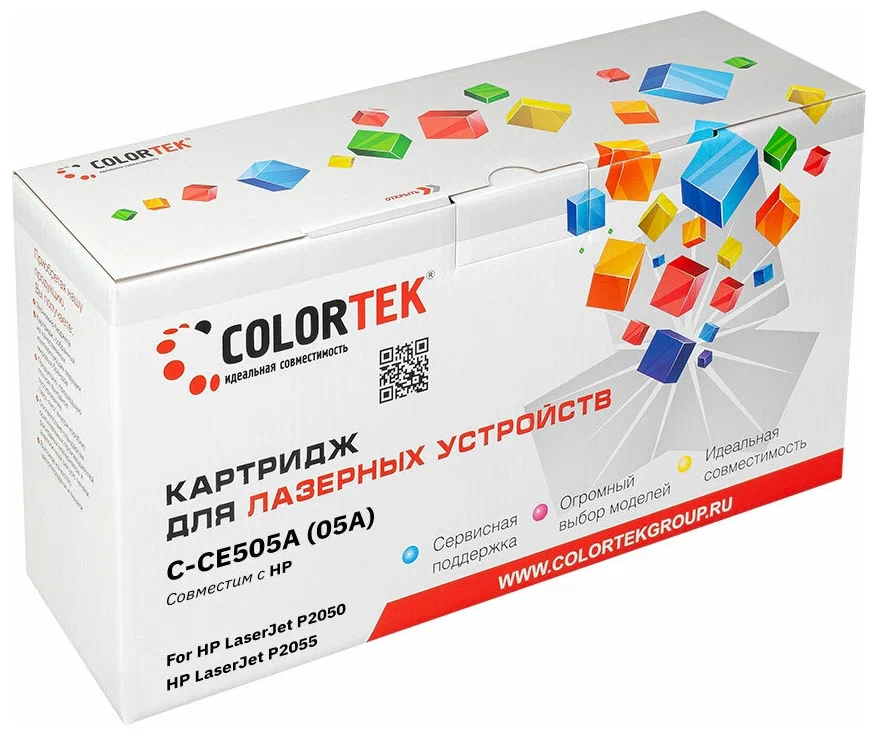 Картридж для лазерного принтера Colortek () черный, совместимый