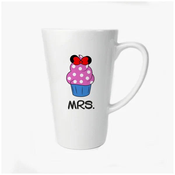 

Большая конусная кружка CoolPodarok Mrs(минни)