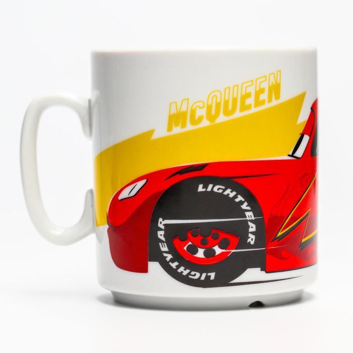 фото Кружка керамическая "mcqueen", тачки, 300 мл. nobrand