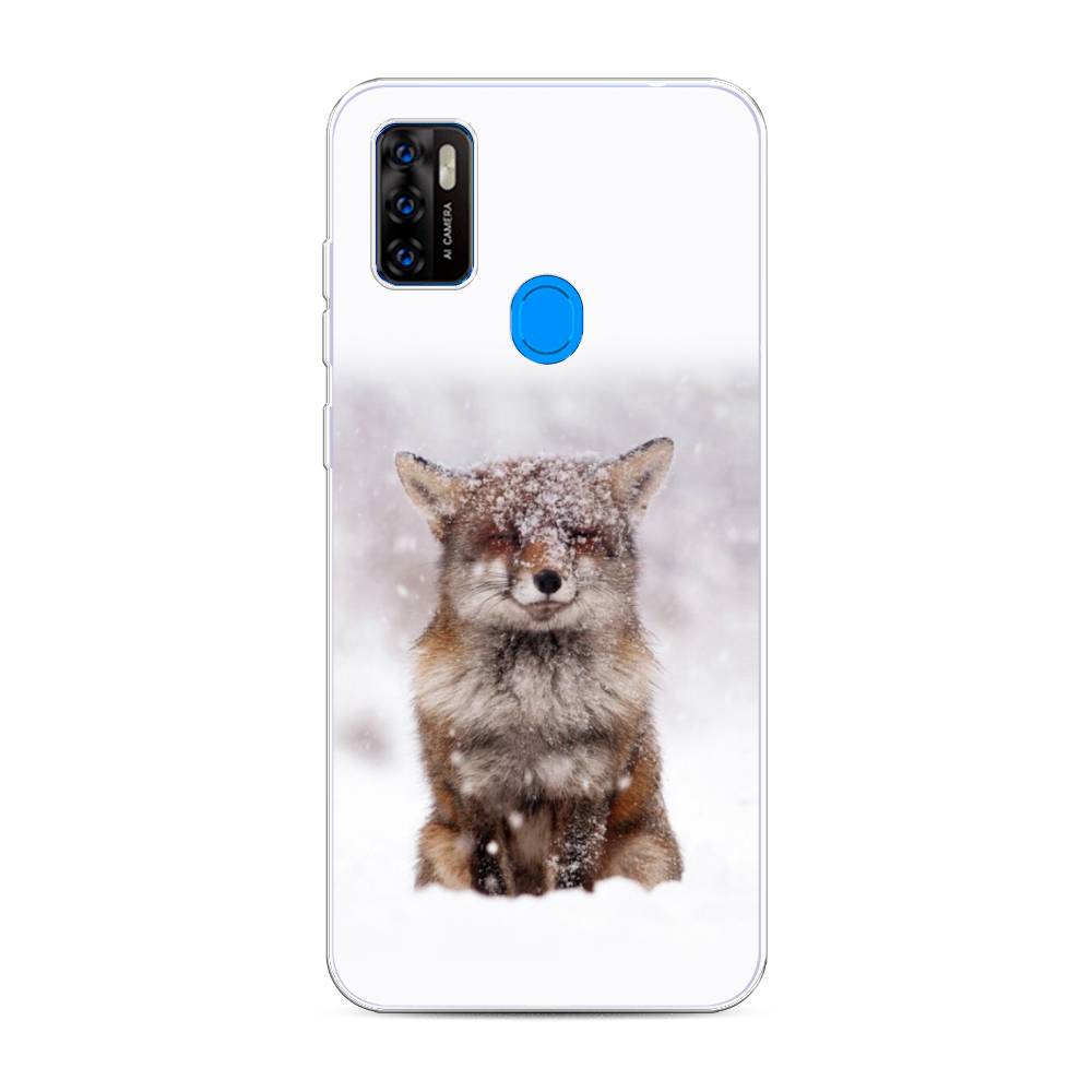 

Чехол на ZTE Blade A7s 2020 "Зимняя лиса", Белый;серый;коричневый, 133950-1