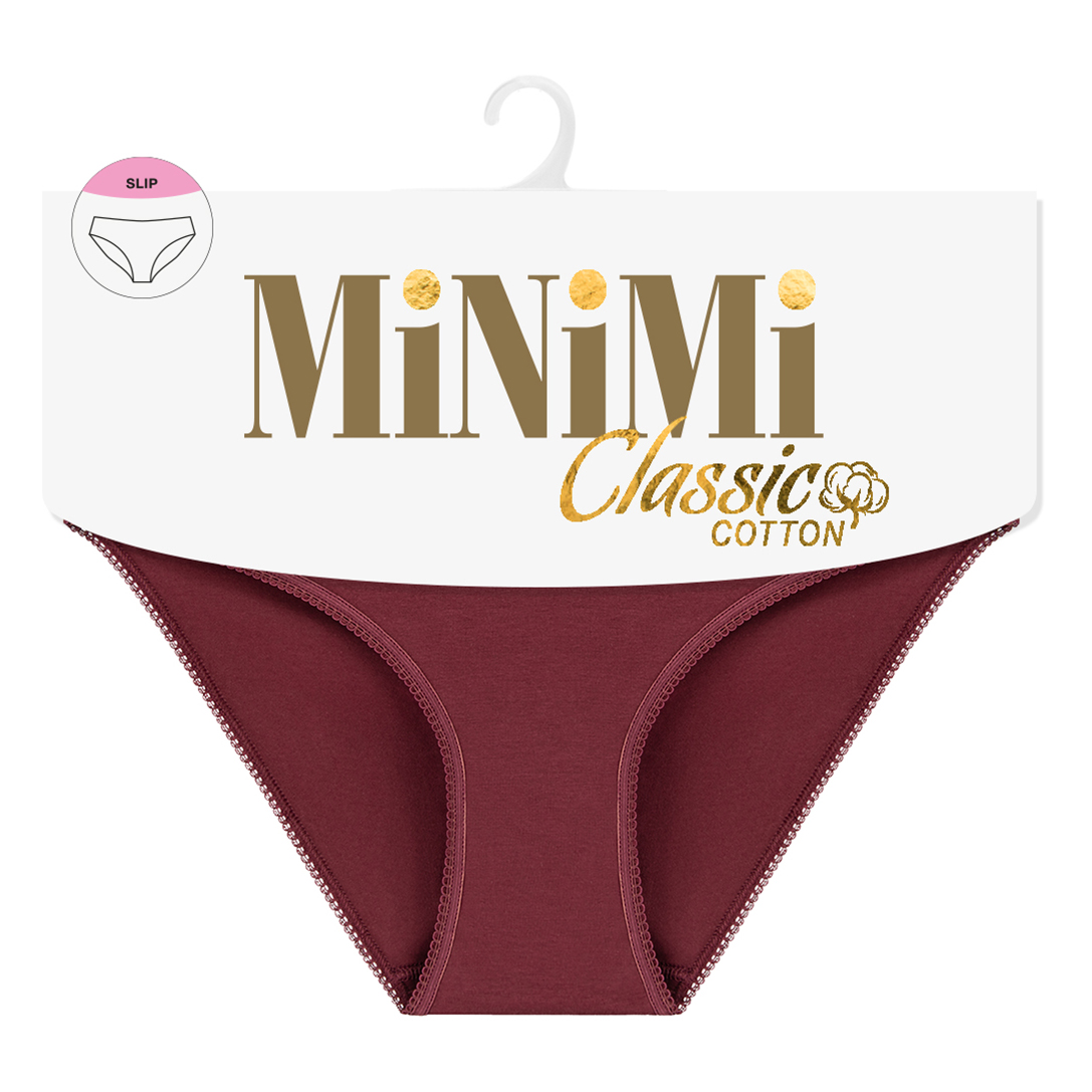 

Трусы женские Minimi Basic бордовые 48