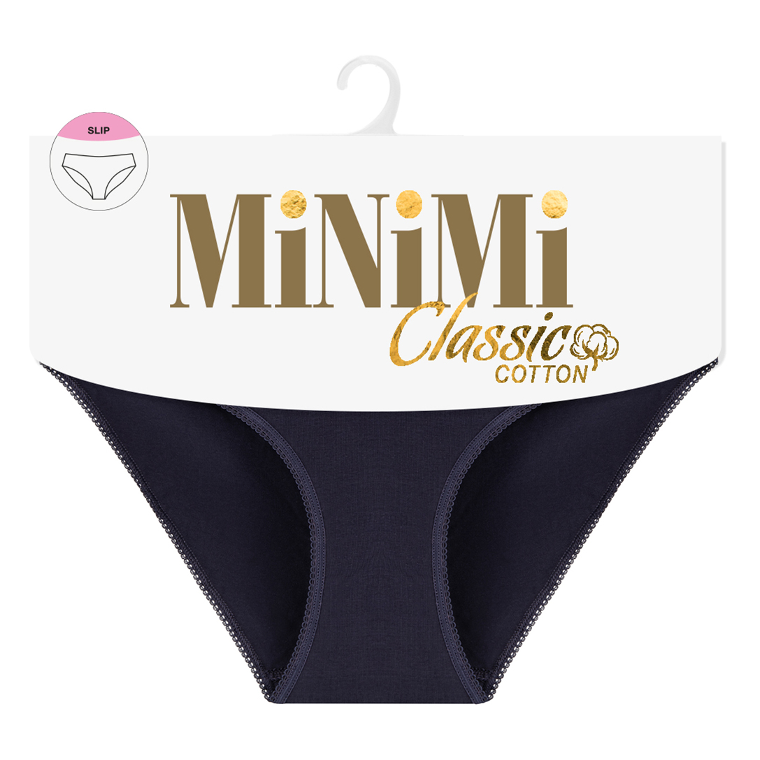 

Трусы женские Minimi Basic синие 50