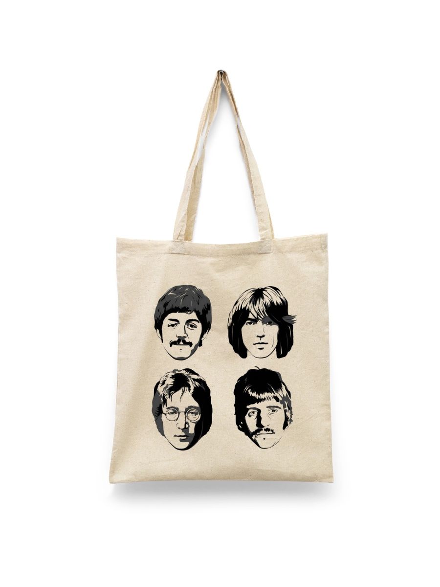 

Шоппер унисекс Каждому Своё The Beatles/Битлз/Джон Леннон MGBS4, белый, The Beatles/Битлз/Джон Леннон MGBS4