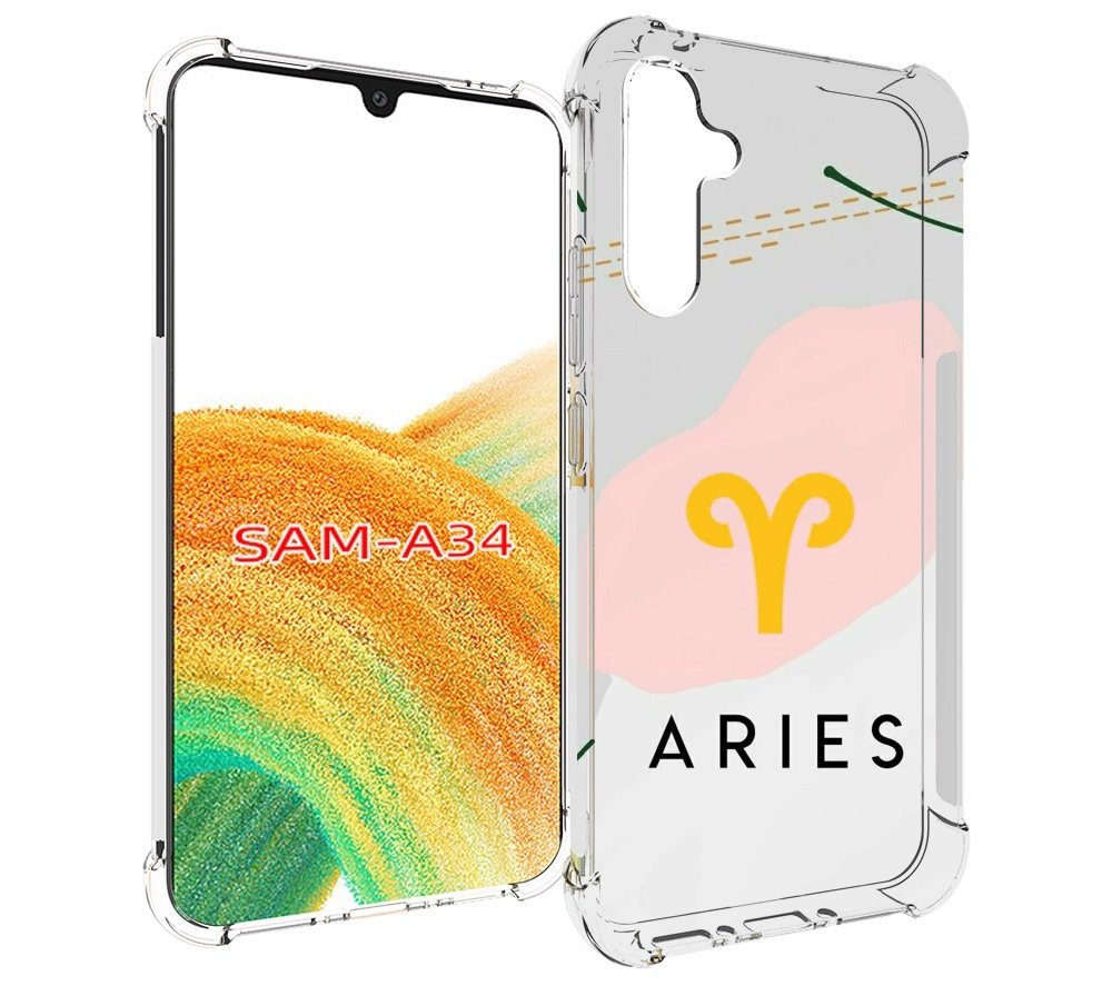 

Чехол MyPads знак зодиака овен 7 для Samsung Galaxy A34, Tocco