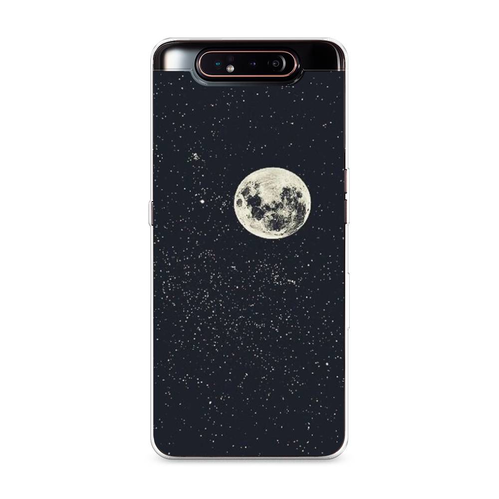 

Чехол на Samsung Galaxy A80 "Полнолуние", Красный, 28350-2
