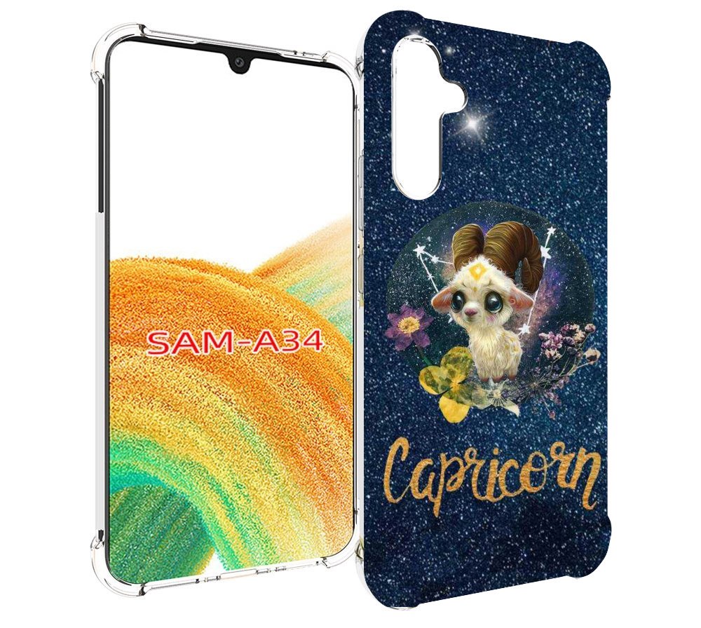 

Чехол MyPads знак зодиака козерог 3 для Samsung Galaxy A34, Tocco