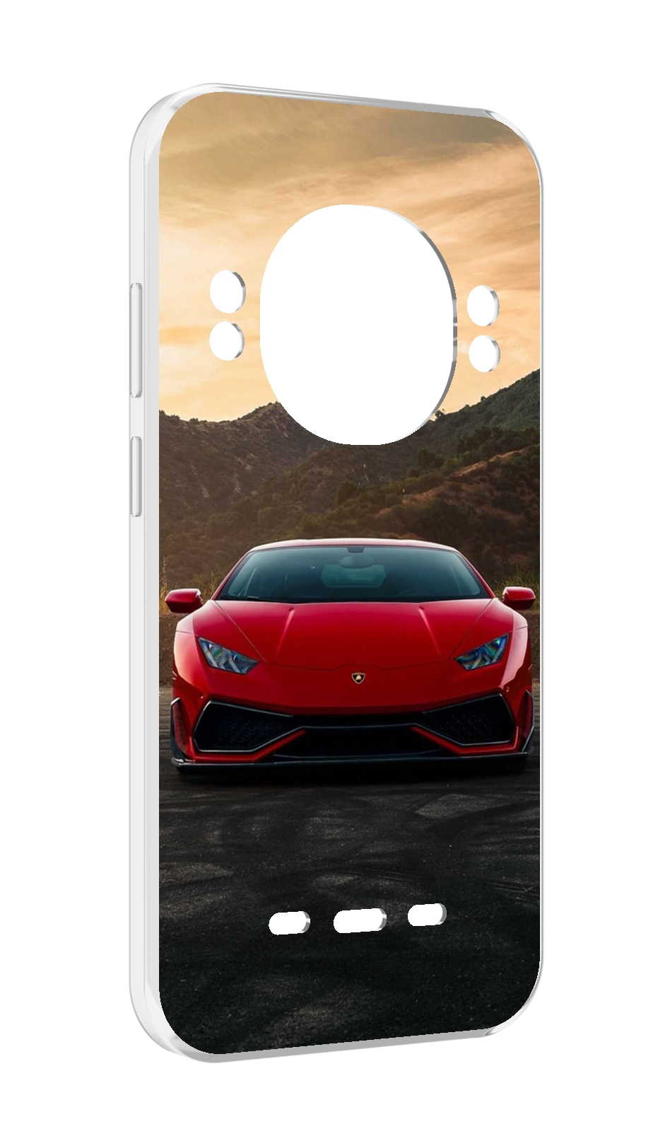 

Чехол Mypads Lamborghini 1 Мужской для Ulefone Power Armor 16 Pro, Прозрачный, Tocco