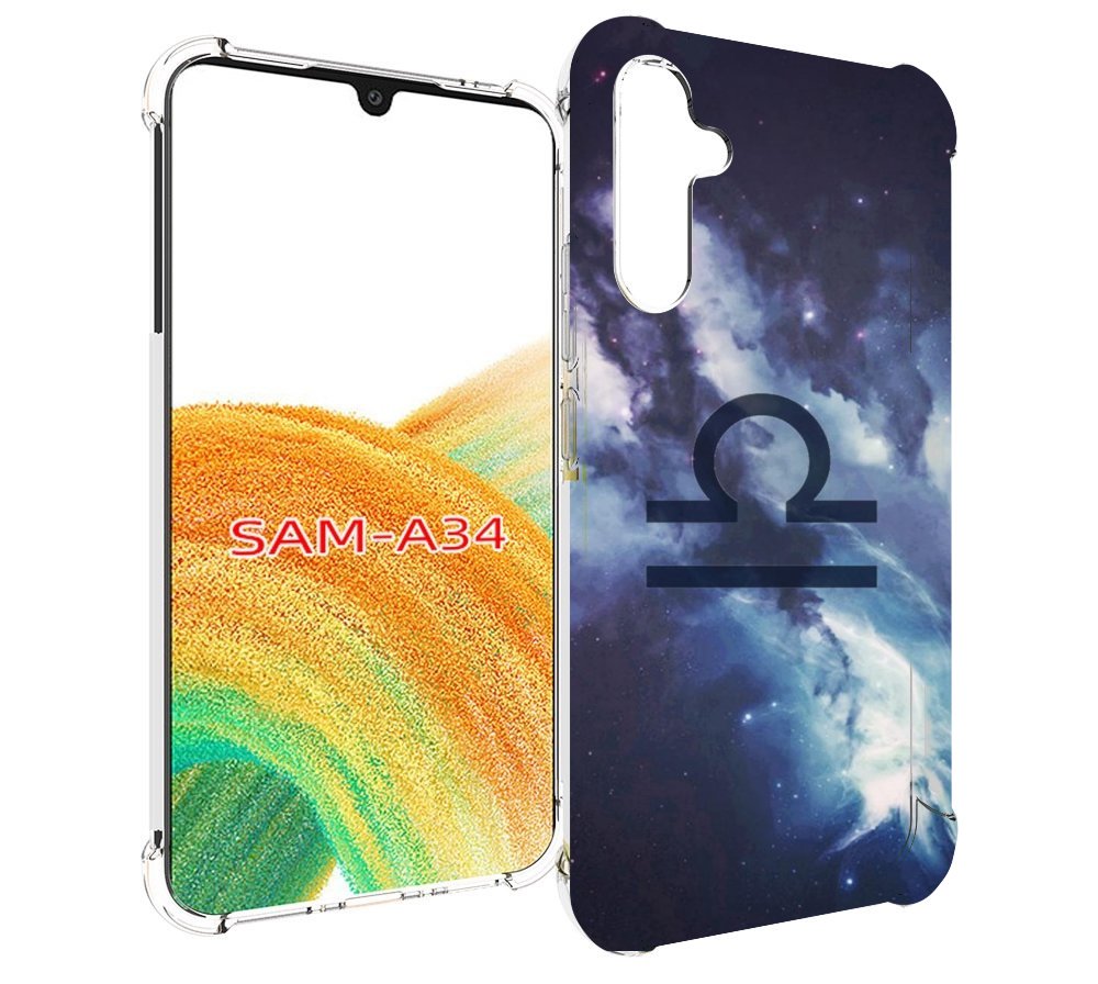 

Чехол MyPads знак зодиака весы 5 для Samsung Galaxy A34, Tocco