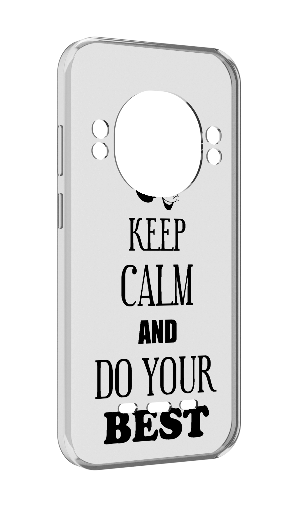 

Чехол Mypads Keep-Calm-And для Ulefone Power Armor 16 Pro, Прозрачный, Tocco