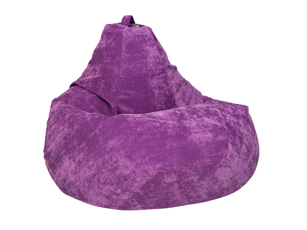фото Кресло-мешок микровельвет фиолетовый микровельвет, 3xl dreambag