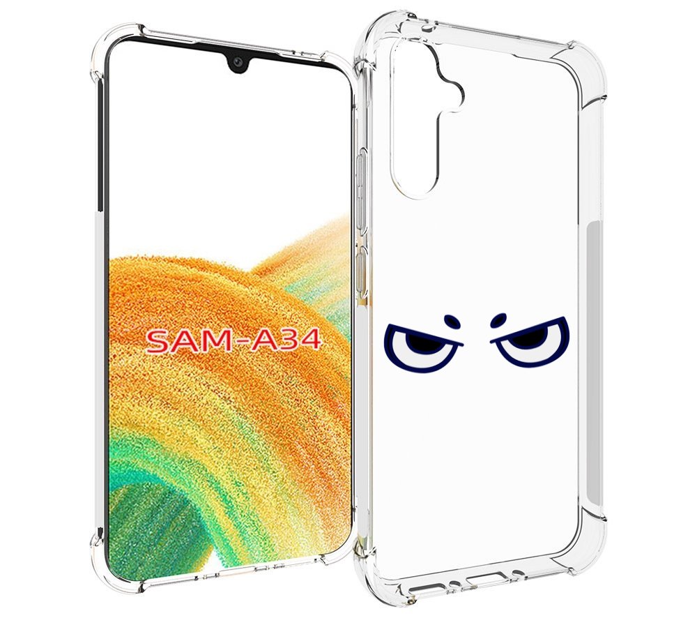 

Чехол MyPads злые-глазки для Samsung Galaxy A34, Tocco