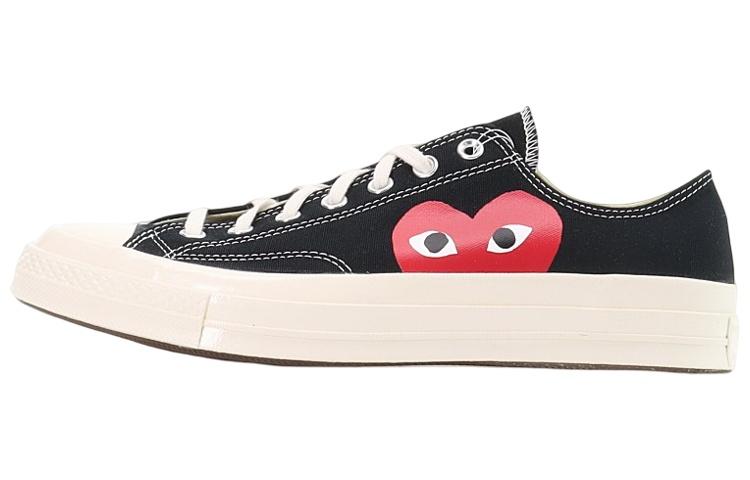 

Кеды унисекс Converse CDG 1970s chuck taylor all star черные 43 EU, Черный, CDG x Converse 1970s chuck taylor all star