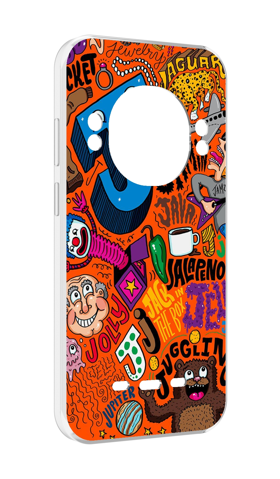

Чехол Mypads Funky-Decor для Ulefone Power Armor 16 Pro, Прозрачный, Tocco