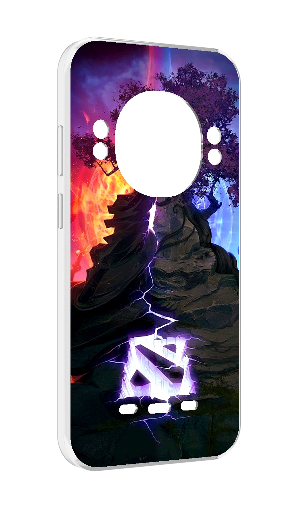 

Чехол Mypads Dota 2 Логотип для Ulefone Power Armor 16 Pro, Прозрачный, Tocco