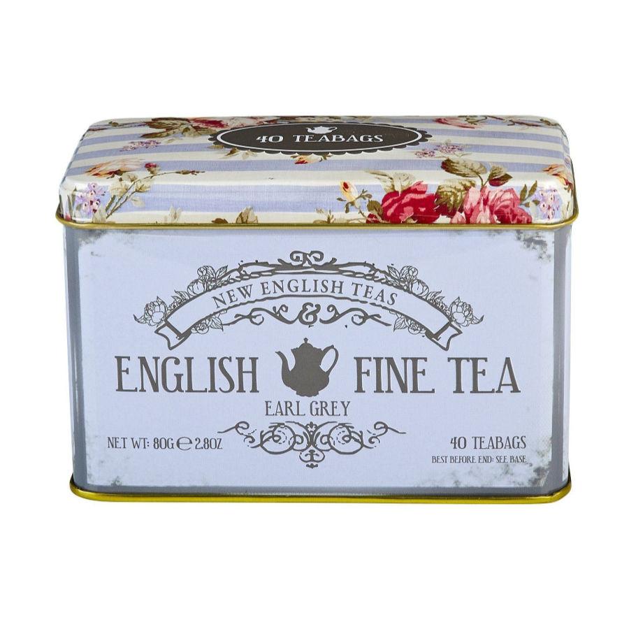 

Чай New English Teas English fine, эрл грей, 40 пакетиков, 80 г