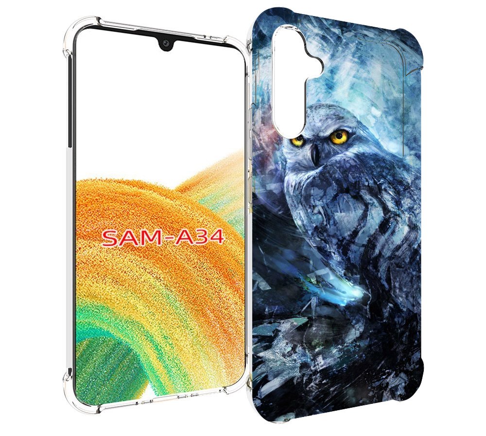 

Чехол MyPads замороженная-сова для Samsung Galaxy A34, Tocco