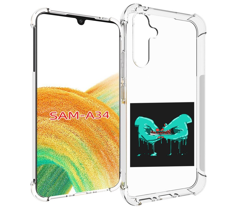 

Чехол MyPads закручиваю-розочки для Samsung Galaxy A34, Tocco