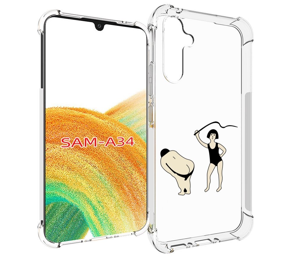 

Чехол MyPads женщина-наказывает для Samsung Galaxy A34, Tocco