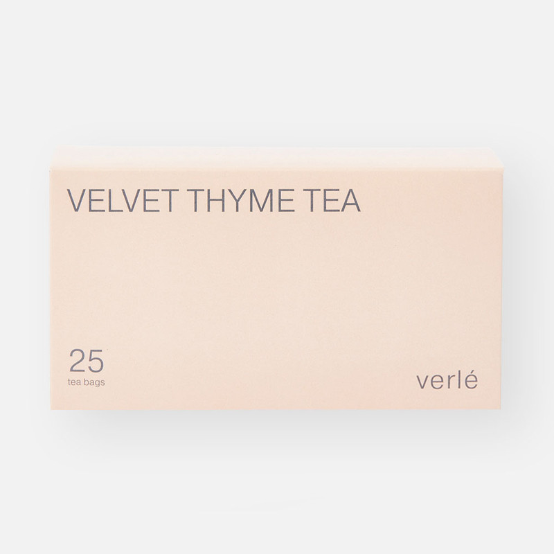 Чай Verle Velvet Thyme, с чабрецом, черный, 25 пакетиков