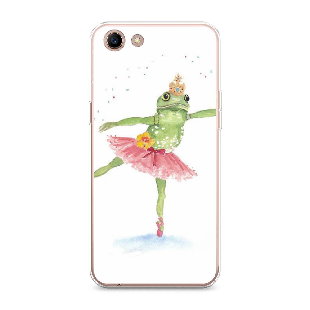 

Чехол для Oppo A83 "Лягушка-балерина", Зеленый, 250150-4