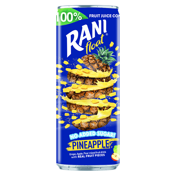 

Напиток Rani Pineapple, сокосодержащий с кусочками ананаса, негазированный, 240 мл