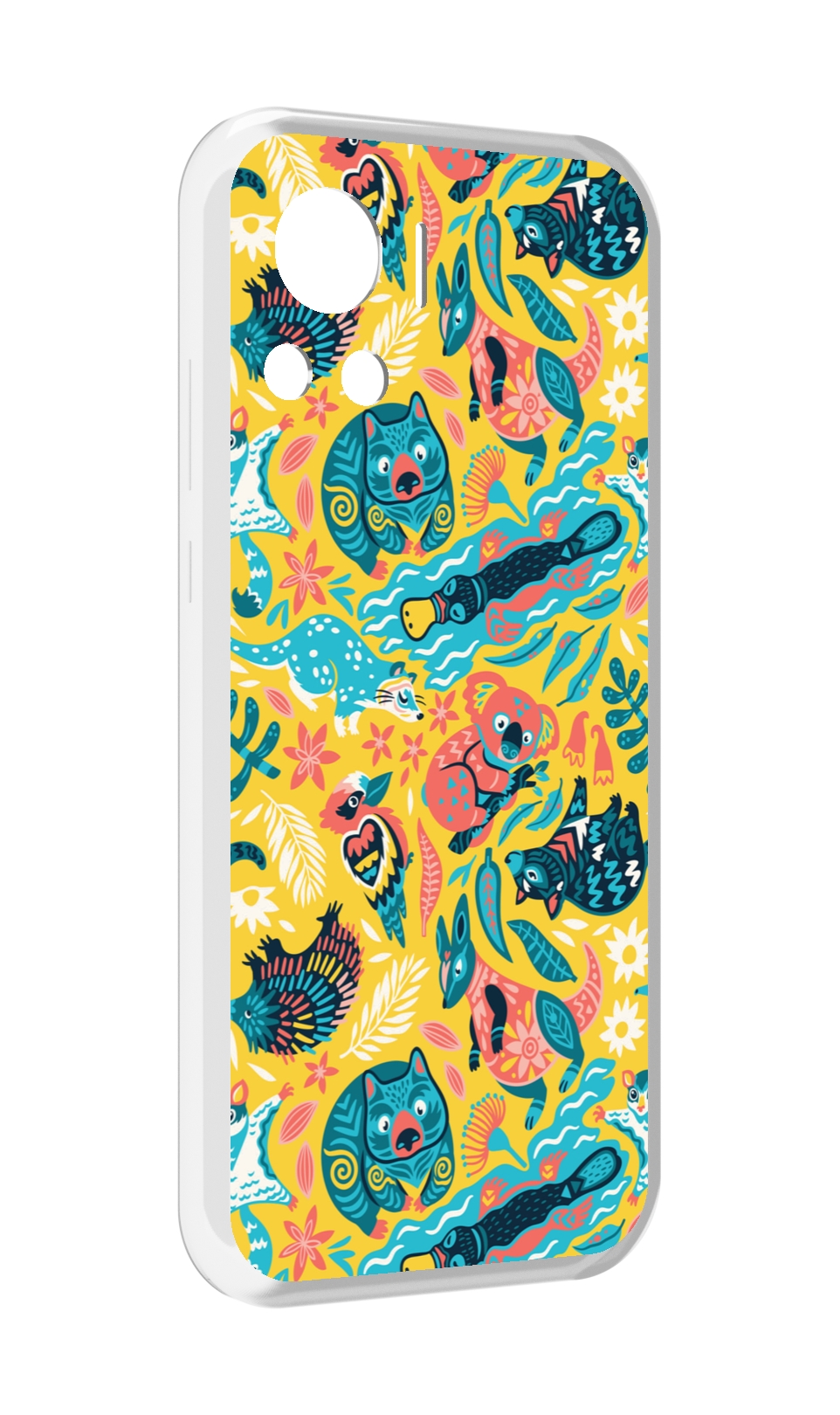 

Чехол MyPads seamless-pattern для Motorola Edge 30 Ultra, Прозрачный, Tocco