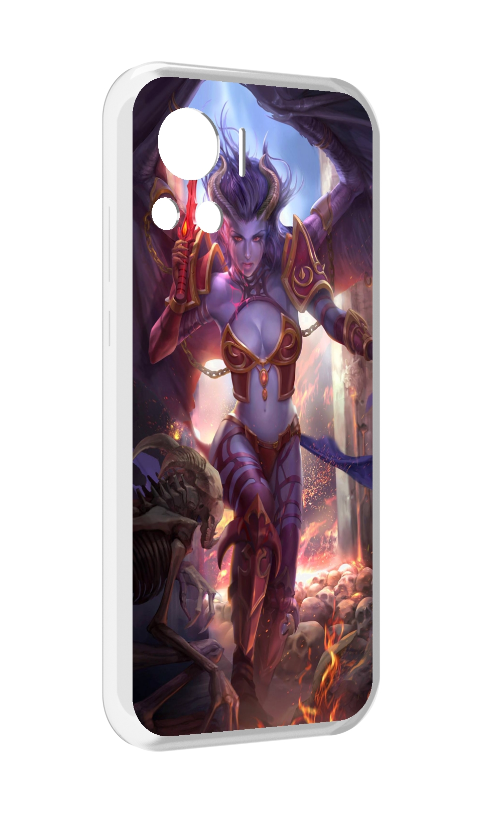 

Чехол MyPads queen of pain dota 2 для Motorola Edge 30 Ultra, Прозрачный, Tocco