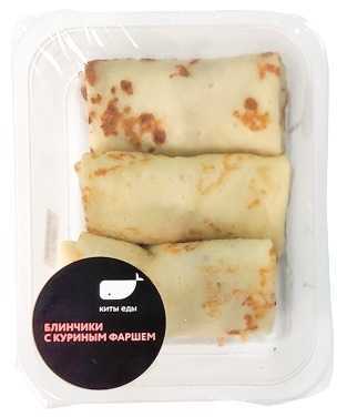 

Блинчики Киты Еды с куриным фаршем, 225 г