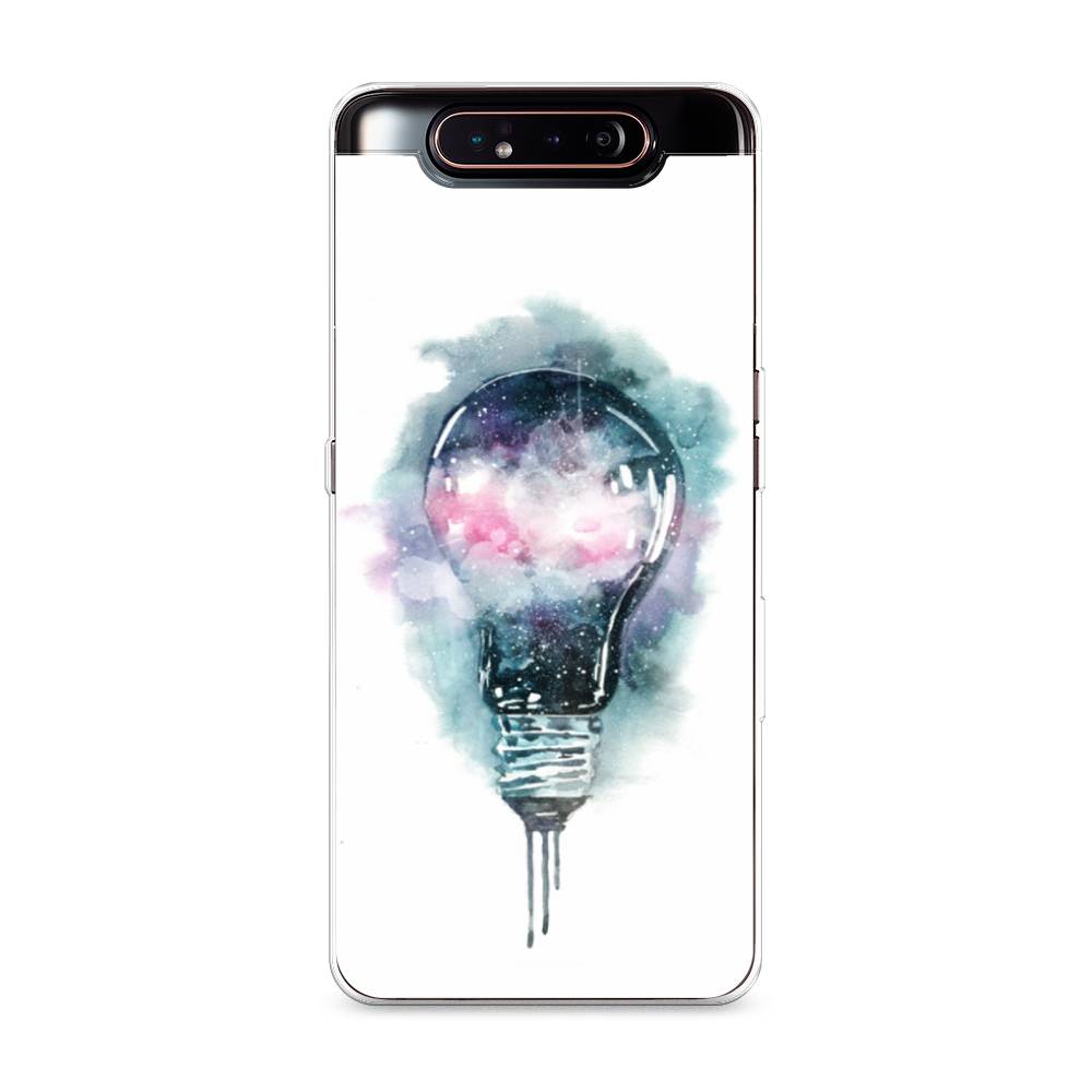 

Чехол на Samsung Galaxy A80 "Волшебная лампа", Белый;серый, 28350-4