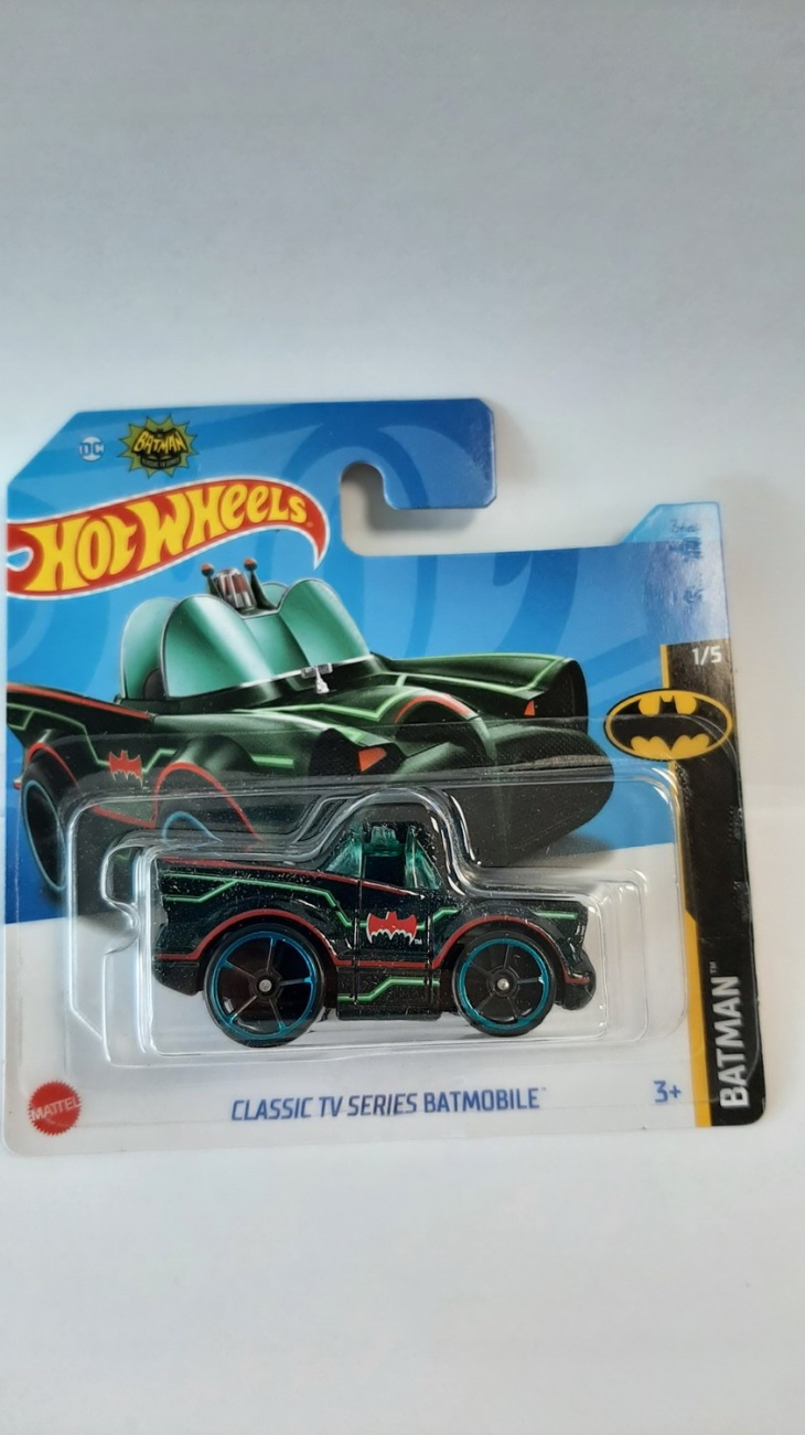 Машинка Hot Wheels CLASSIC TV SERIES BATMOBILE Mattel 5785/N3758/C4982/N2799/49