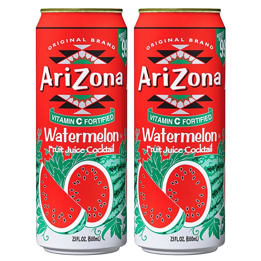 Напиток Arizona WATERMELON со вкусом арбуза 2 шт по 680 мл 650₽