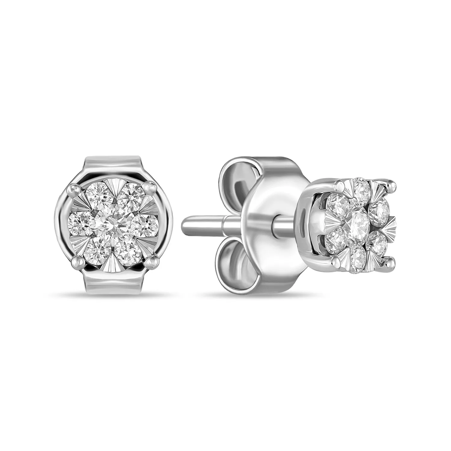 

Серьги-пусеты из белого золота с бриллиантом MIUZ Diamonds E01-1851359BXD-R17, E01-1851359BXD-R17