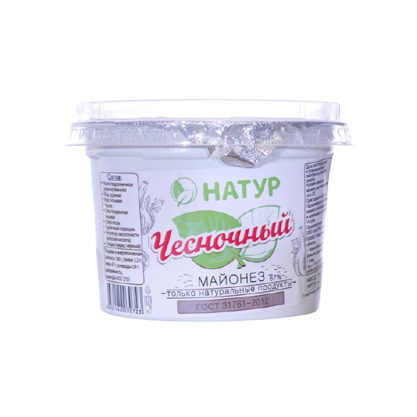 

Майонез Натур Чесночный, 67%, 250 г