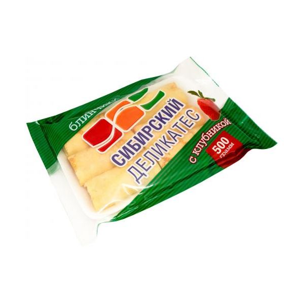 

Блинчики Сибирский Деликатес с клубникой, 500 г