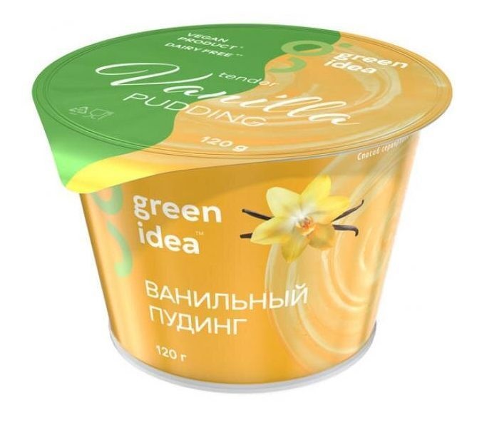 Пудинг Green Idea соевый, ванильный, 120 г